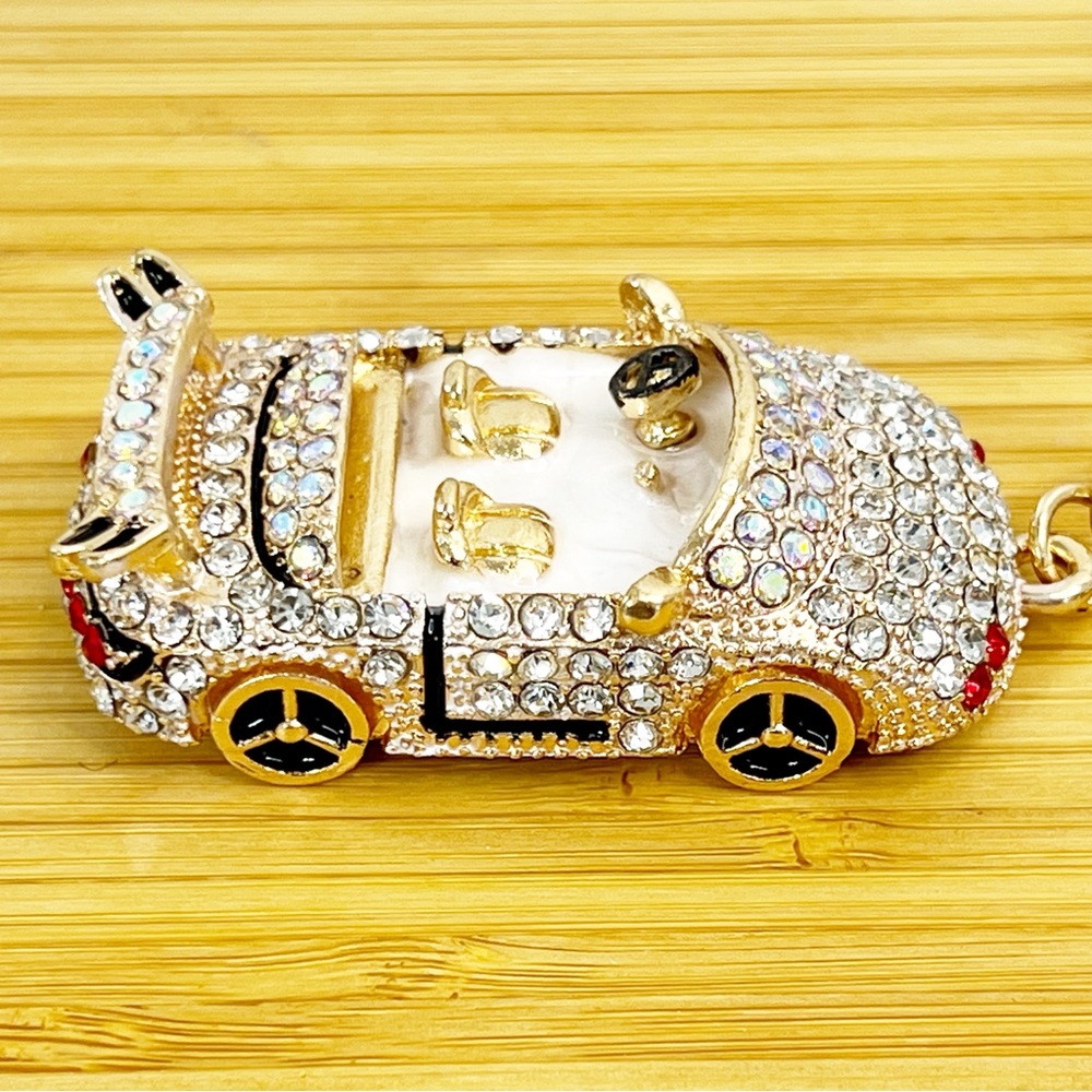 Luxury Bling Car Keychain | Rhinestone Crystal Key Ring - Picture 9 of 14